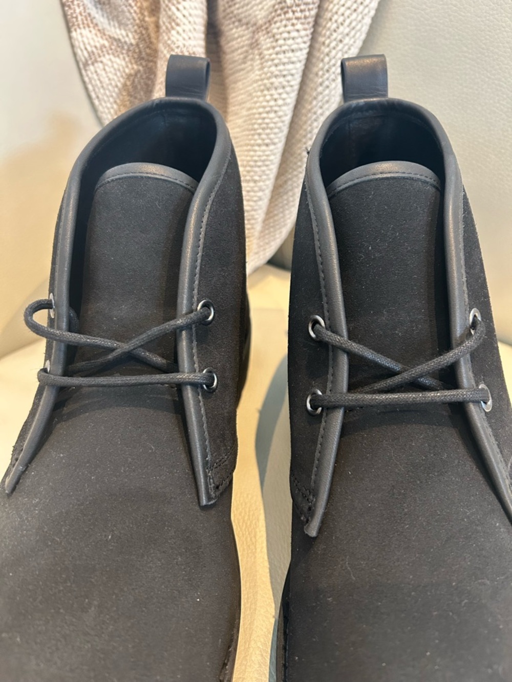Coach Men’s Black Suede and Leather Trim Boots - Never Worn! - Picture 3 of 10